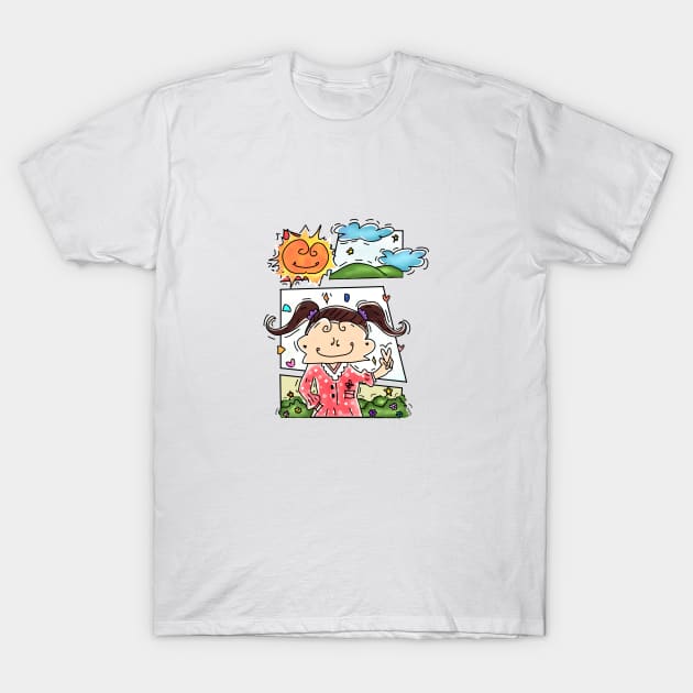 happy reel cartoon T-Shirt by Prost City